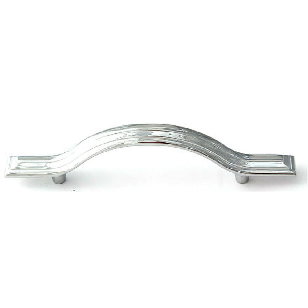 Geometric 3 1/2" Center Arch Pull, Bronze