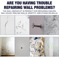 thumbnail image 3 of Efficient Drywall Patch Repair Kit with Scraper, 2026 New Quick Drying Wall Mending Agent White Spackle Wall Repair Paste Wall Repair Agent Tile Gap Fille for Holes & Cracks Nail Holes, 3 of 7