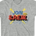 thumbnail image 2 of Harry Potter Join SPEW Boy's Athletic Heather T-shirt-Medium, 2 of 7