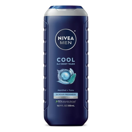UPC 072140810634 product image for NIVEA MEN Cool 3-in-1 Body Wash for Men with Icy Menthol and Yuzu Scent  16.9 fl | upcitemdb.com