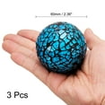 Uxcell 3Pcs Decorative Glass Balls 2.36 Inch Orbs Centerpiece Balls