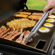 Char-Griller® Flat Iron® 3-Burner Gas Griddle with Lid in Black