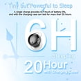 thumbnail image 4 of Auriculares inalámbricos Rehoria SleepBuds 01 negros con cancelación de ruido, 4 of 7