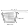 thumbnail image 2 of DRAFIDEEP 1Pc Practical Stainless Steel Frying Basket for Frying and Food Straining, 2 of 6