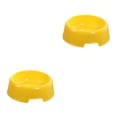 thumbnail image 3 of Methold Cuenco para perros duradero y duradero Cuencos de plástico multifuncionales y fáciles de limpiar Cuencos para perros y gatos amarillo amarillo 2Conjunto, 3 of 6