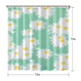 thumbnail image 5 of Waterproof Cute Boho Daisy Shower Curtain 72x72 Inch Boho Style Polyester Unique Shower Curtain for Bathroom Hotel Home Decor with 12 Plastic Hooks, 5 of 5