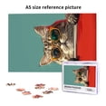 thumbnail image 6 of 1000 PCS Cute Kitten Wearing Sunglasses 1000 Piece Puzzle For Adults,Enjoy The Puzzle Solving Process,Featuring Cute And Unique Illustrations Depicting A Cat Wearing Sunglasses,Classic Wooden Puzzle, 6 of 6