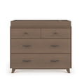 thumbnail image 3 of Child Craft Soho 3 Drawer Dresser with Dressing Kit, Dusty Heather, 3 of 8