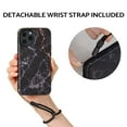 thumbnail image 5 of TORU CX PRO Case for iPhone 12 Pro Max, with Card Holder | Slim Protective Shockproof Cover with Hidden Credit Cards Wallet Flip Slot Compartment Kickstand | Include Mirror and Wrist Strap - Marble, 5 of 6