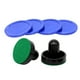 thumbnail image 5 of Deslizador de hockey de aire, 2 empujadores de hockey de aire y 4 discos de hockey de aire, hockey de aire Putter negro, 5 of 9