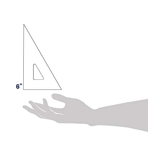 Pacific Arc Drafting Triangle, 6-inch, 30/60/90 Degrees