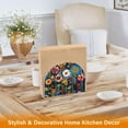 thumbnail image 6 of Yayeee Napkin Holder for Table Set of 2 Kitchen Paper Tissue Organization, Blue Colorful Flowers, 6 of 8