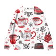 thumbnail image 4 of Gubotare Girl Sweatshirt Toddler Baby Girl Boy Sweatshirt Sweatshirt Top Shirt Clothes Size 7-8 Years(White, 7-8 Years), 4 of 4
