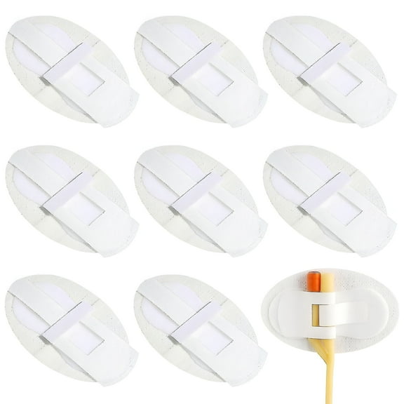 XIRQI 10 Pcs Catheter Leg Strap Legband Holder Sticker Stabilization Device Foley Rack Urinary Drainage Tube Holder
