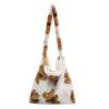 thumbnail image 2 of Bolsa Mini s de hombro con estampado de vaca para mujer bandoleras Ehuebsd femeninas de felpa mullidas de gran capacidad de invierno, 2 of 9