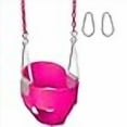 thumbnail image 2 of Swing Set Stuff Highback Full Bucket with 8.5' Coated Chain & SSS Logo Sticker, Pink, 2 of 4