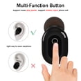 thumbnail image 3 of 1Pcs Waterproof Sport Bluetooth Earbud, Mini Wireless Earbud,Car Bluetooth Headset Invisible Headphone with Mic, Cell Phone Bluetooth Earpiece Stable Fit In Ear Headsets, 3 of 8