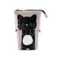 thumbnail image 1 of Angoo [Fun] Pen Pencil Bag Case, Cartoon Cute Cat Bear Sheep Canvas Fold Standing Holder Organizador de papelería Regalo para niños A6445 hola suerte  unisex, 1 of 2