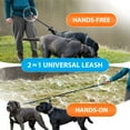 thumbnail image 5 of 1 correa manos libres para 2 perros grandes y medianos – Correa antitirones con costuras reflectantes para perros – Accesorio para perros para correr, caminar ER, 5 of 5