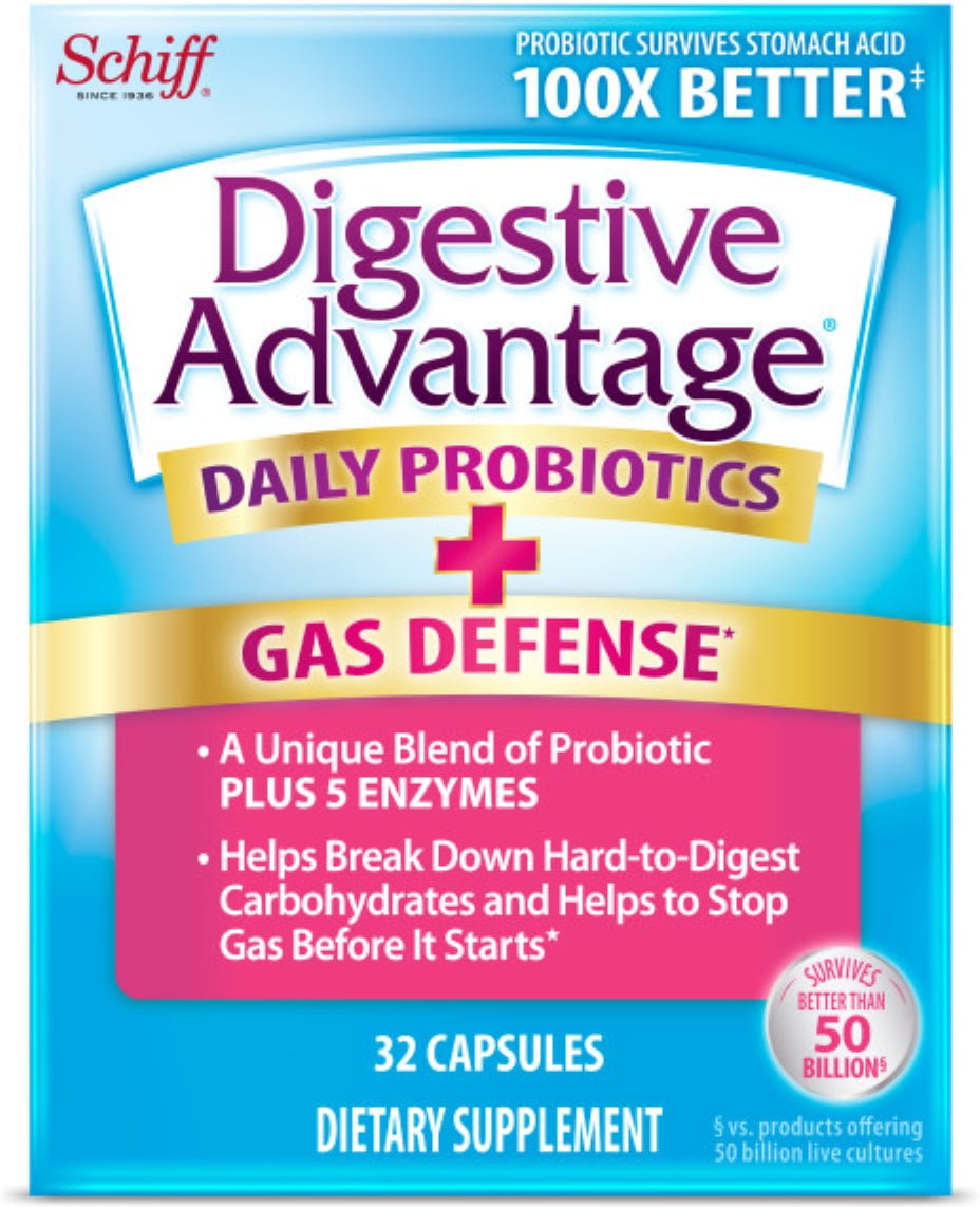 Digestive AdvantageFast Acting Enzymes + Daily Probiotic Capsules
