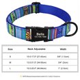 thumbnail image 1 of Custom Large Dog Collar Cute Print Personalized Pet Collar Nylon Puppy Dogs ID Collars Engraved Name for Small Medium Large Dog ShopWise Round, 1 of 33