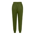 thumbnail image 5 of Iaqnaocc Black Scrubs Sets for Women Plus Size V-Neck Scrub Pants and Tops Scrub Set Medical Moisture-Wicking Soft Stretch Nursing Workwear Uniform Set With Pockets Army Green M, 5 of 6