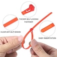 thumbnail image 4 of 12 Inch  Releasable Cable Ties Adjustable Zip Ties Removable Indoor Outdoor Tie Wraps Red 100Pcs, 4 of 6