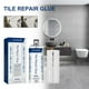thumbnail image 4 of Xihbxyly La Mejor Oferta Ceramic Reparación Special Adhesivo Grietas Lavabo Roto Fregadero Azulejo Del Inodoro Taponamiento de Baches Potente Agente Reparador Cuenta Blanca 100 Ml, 4 of 7