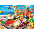 thumbnail image 2 of Beach Cat Adult Stress Relief Puzzle 300 Pieces World Famous Paintings Paper Puzzle, 2 of 5