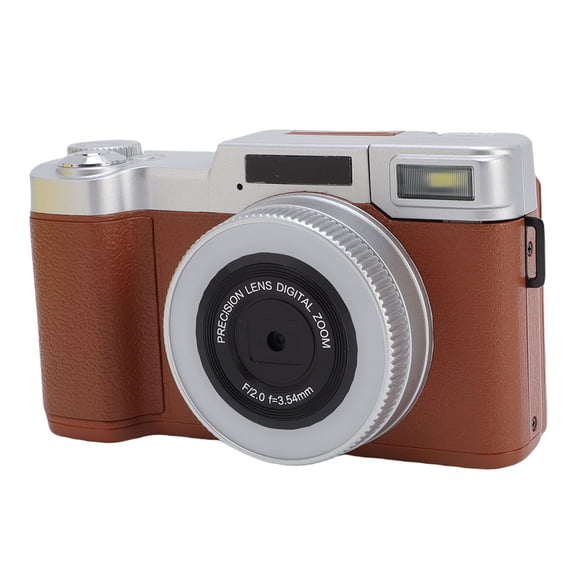 Cámara Digital 4K Para Fotografía, Cámara De Votos De Vídeos De Autofocus De 64MP Con 16 Filtros Retro, Pantalla De Flip De 2,8 Pulgadas De 180 Grados, Con Luz De Belleza Para