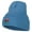 Sky Blue, variant on Ho Ho Ho Santa Embroidered Long Knitted Beanie - Heather Grey OSFM