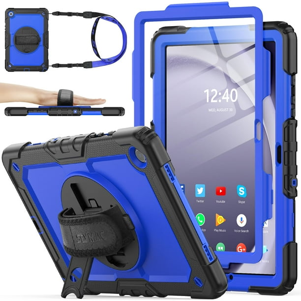 Funda SEYMAC de serie para Samsung Galaxy Tab A9+ Plus 11", color azul