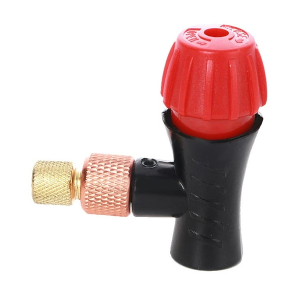 Válvula de Mini bomba de Aire CO2 Cola Cabezal de bomba de bicicleta de CO2