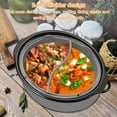 thumbnail image 4 of 2Pcs Slow Cooker Divider Liner for 6QT Pot Reusable Silicone Cooker Divider Insert Leakproof Heat Resistant Slow Cookers Kitchen Accessories, 4 of 8