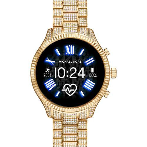 Michael - Access Lexington 2 Smartwatch 44mm Stainless Steel - with Gold Band - Walmart.com