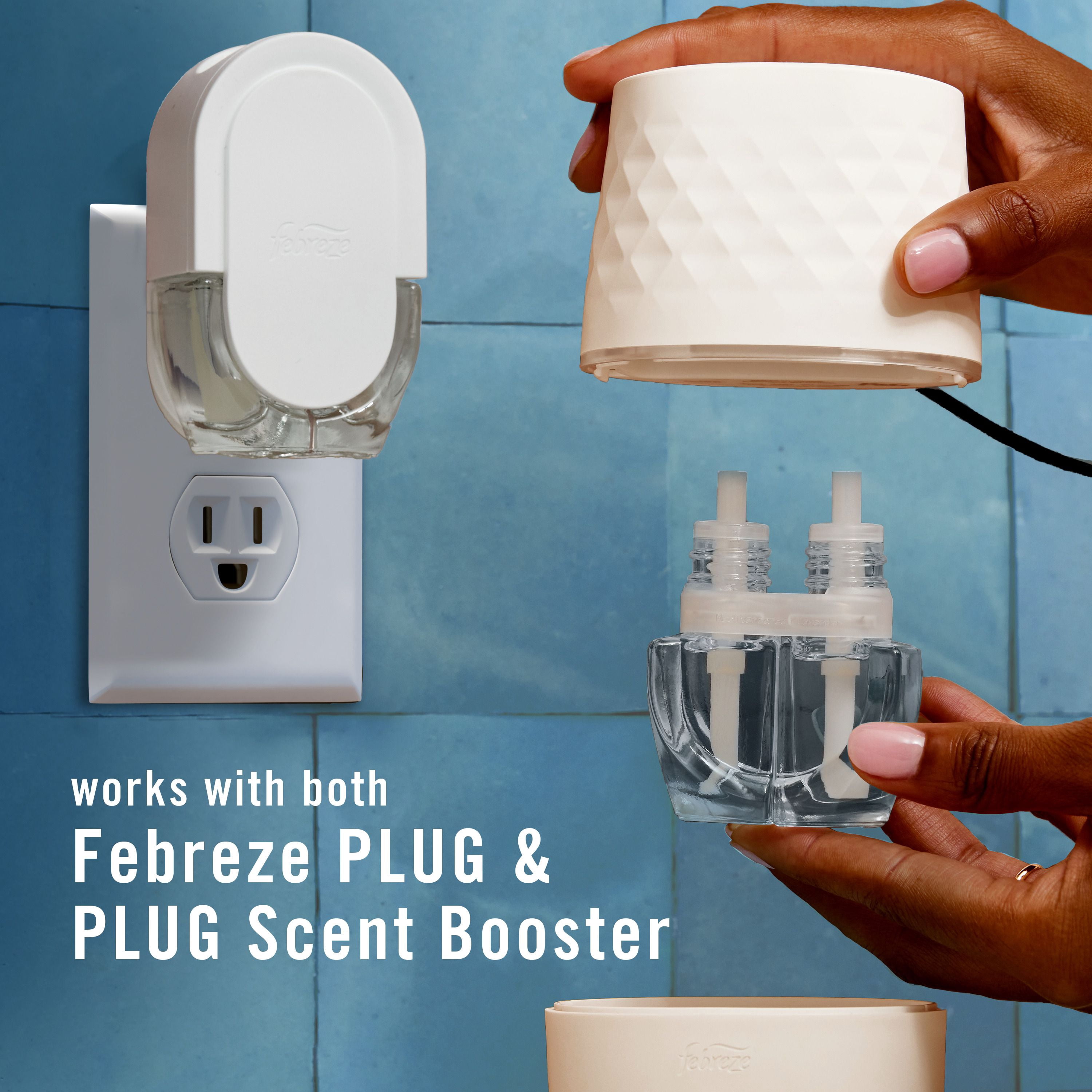 Febreze Plug In Air Freshener, Odor-Fighting Scented Oil Refill, Cranberry Crumble Scent, 4 Refills