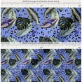 thumbnail image 2 of Soimoi Cotton Cambric Fabric Leopard Skin,Monstera & Palm Leaves Tropical Print Fabric by The Yard 56 Inch Wide, 2 of 7