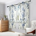 thumbnail image 7 of Boho Tribal Floral Flowers Blackout Curtains Patio Door Curtains Window Decoration for Bedroom Living Room 2 Panels, 7 of 7