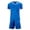 A Blue, variant on Boys Soccer Jersey Set Kids Football Training Uniform Quick Dry Ndbuld Children's Solid Color Football Suit Set Campus Sports Games Performance Matches Training Uniforms Jerseys Kids