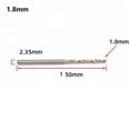 thumbnail image 1 of 1 Pcs 2.35mm Tige Poignée Droite Foret Travail du Bois Hss Foret 1.8mm, 1 of 5