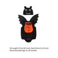 thumbnail image 2 of Traje de Halloween con diseño de murciélago, s para regalos de fiesta, carnaval, Acción de Gracias Naranja, 2 of 8