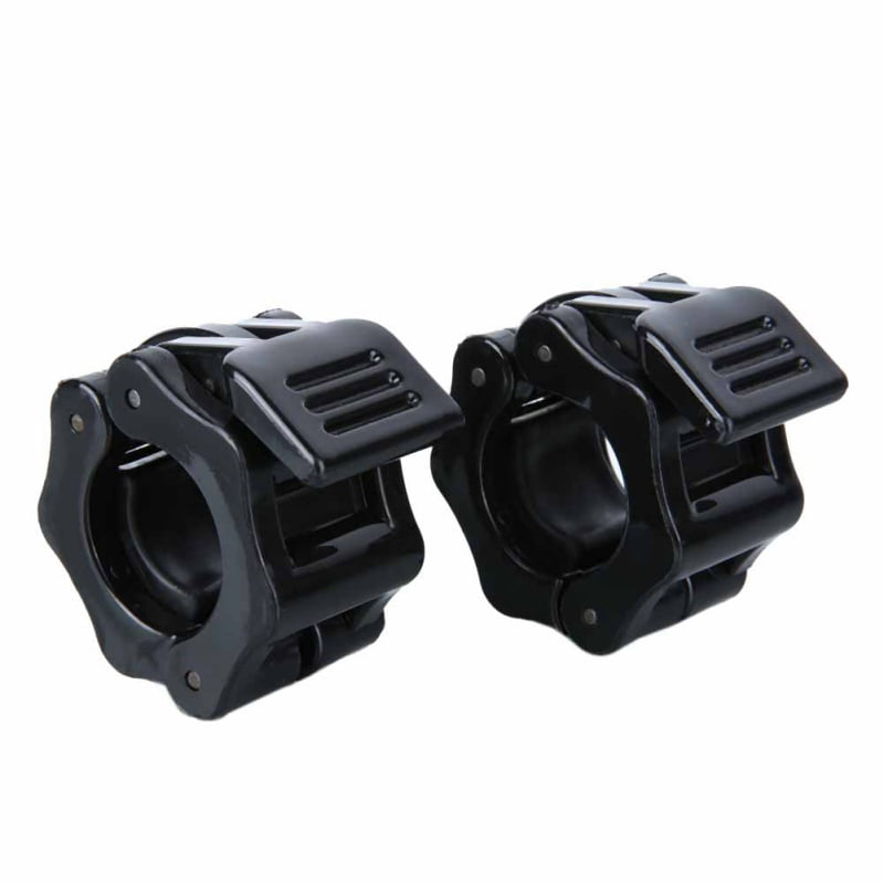 Olympic 1" 2" Spinlock Collars Barbell Dumbell Clips Clamp Weight Bar Lock Pair