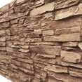 thumbnail image 6 of Ekena Millwork 45 3/4"W x 24 1/2"H x 1 1/4"D Canyon Ridge Stacked Stone, EverStone Faux Stone Siding Panel, Wheat Field, 6 of 9