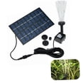 thumbnail image 1 of Highly Efficient Solar Water Pump Kit, Floating Birdbath Water Pumps With Easy To Use Features For Aquarium, Garden And Pool Decoration_Perfect Gift, 1 of 5