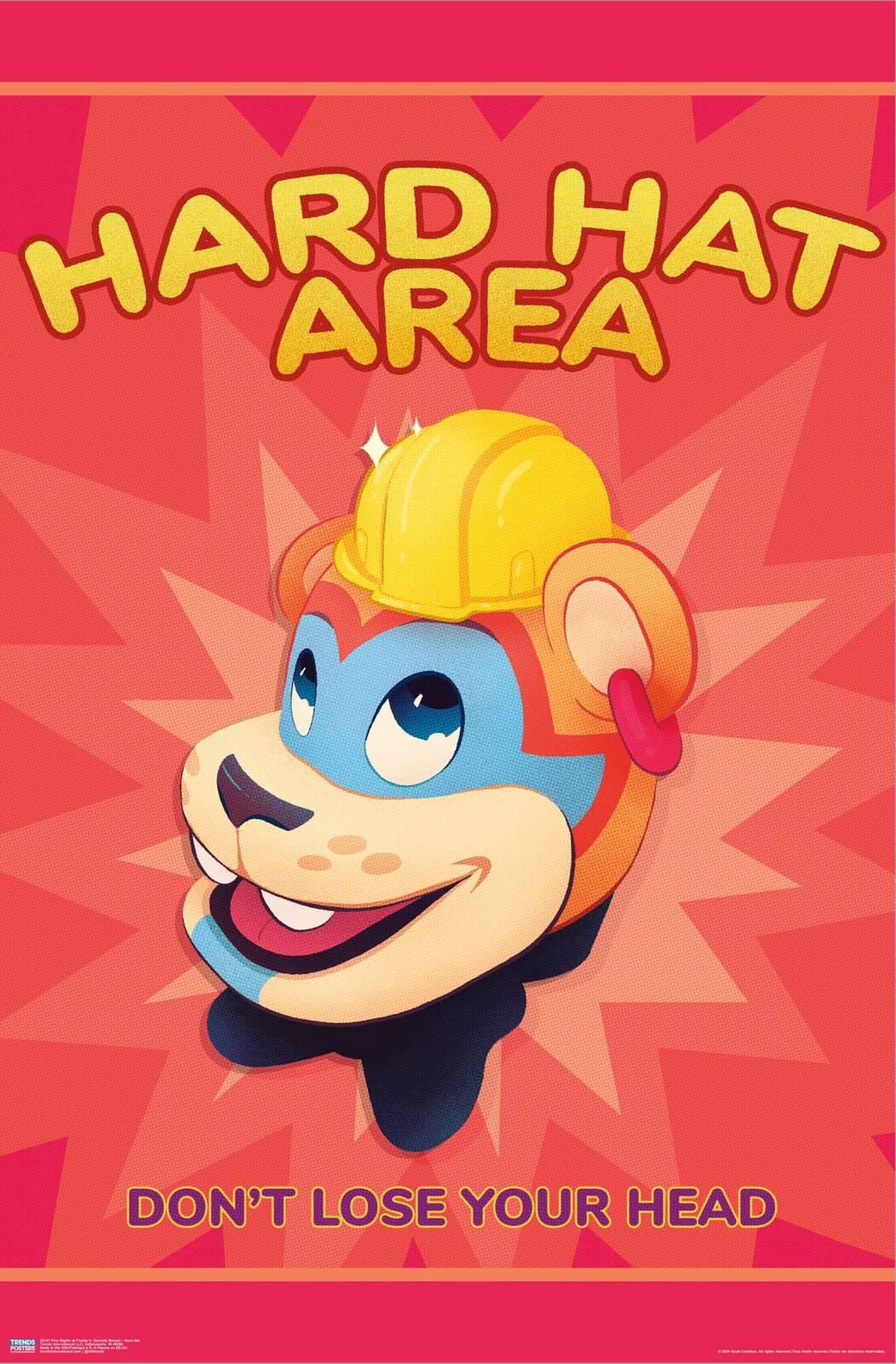 Five Nights at Freddy's: Security Breach - Hard Hat Canvas Wall Poster, 22.375" x 34"