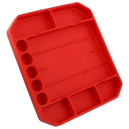 

Hanzidakd Auto Parts Automotive Non-slip Flexible Silicone Storage Tool Tray Large Tool Organizer