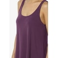 thumbnail image 5 of Women's PLUS Tank Tops Scoop Neck Loose Fit Summer Casual Round Hem Sleeveless Tee, 5 of 7