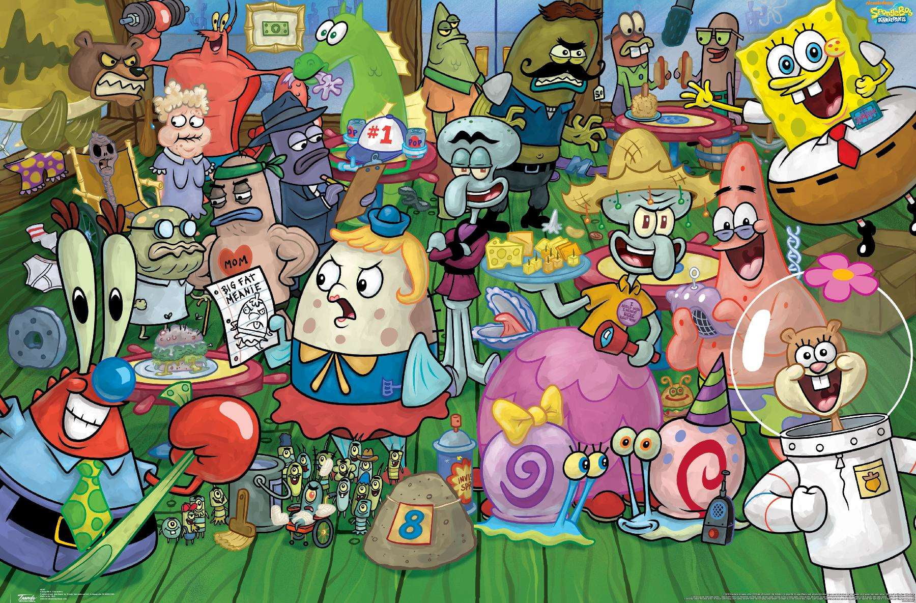 Colors Of Spongebob Characters Colors Of Spongebob Characters