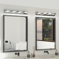 thumbnail image 6 of Chrome LED Modern Bathroom 4-Light Vanity Light Fixtures 29.9Inch, Dimmable Modern Acrylic Bathroom Wall Lighting Fixtures Over Mirror (Cool White 6000K), 6 of 10