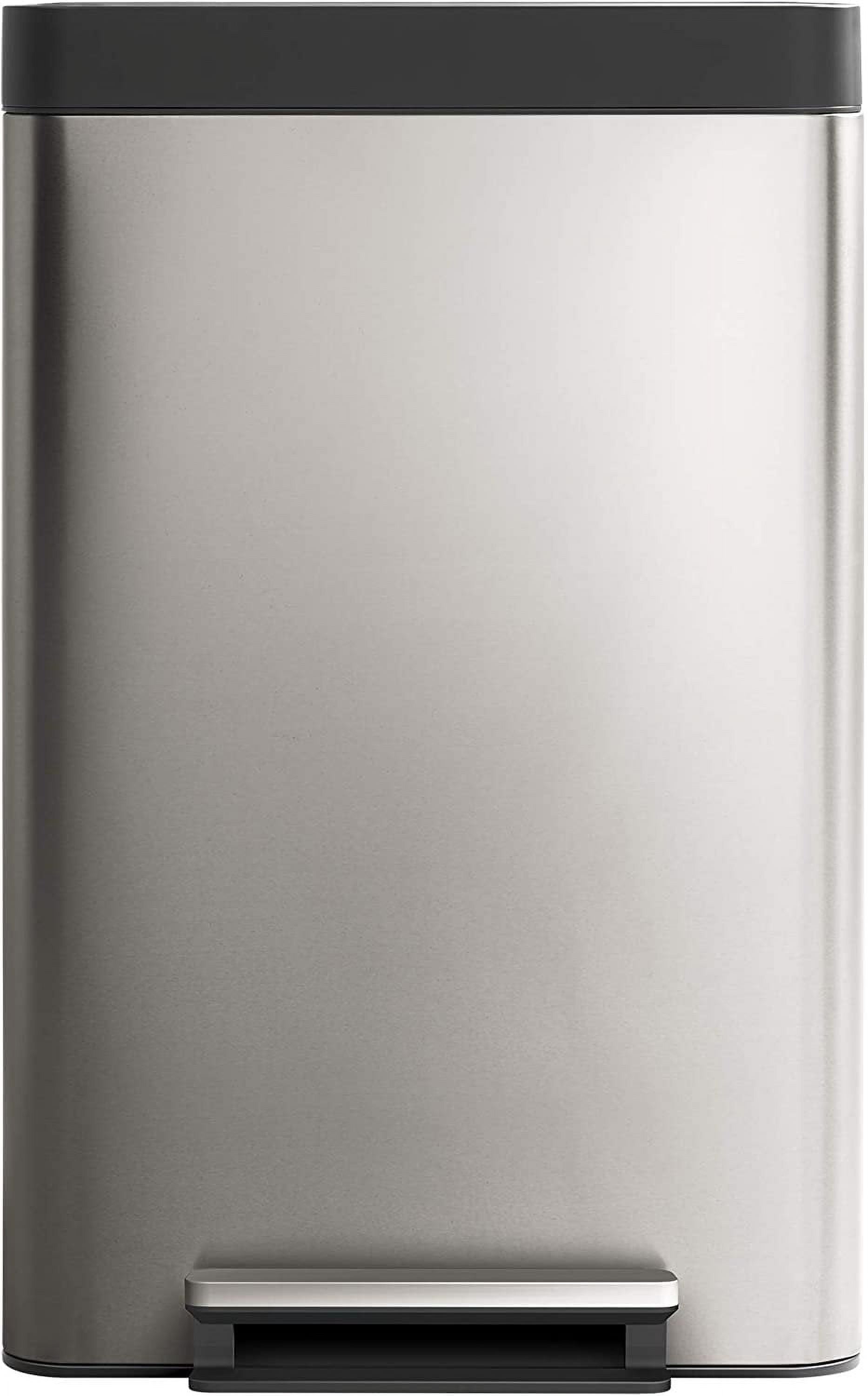 13-Gallon Stainless Steel Trash Can, K-23825